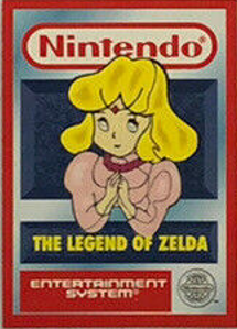 Merlin Collection Card (#67 Princess Zelda) by Merlin, USA 1993.