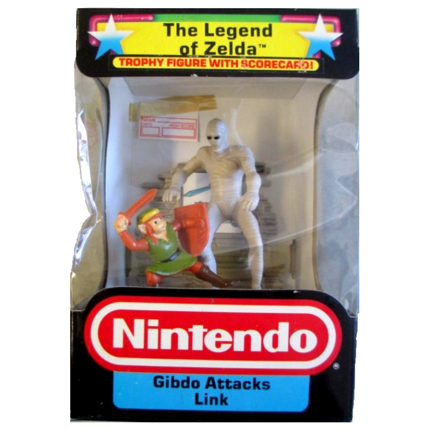 Trophy Figure (Gibdo Attacks Link) by Hasbro, USA 1988.