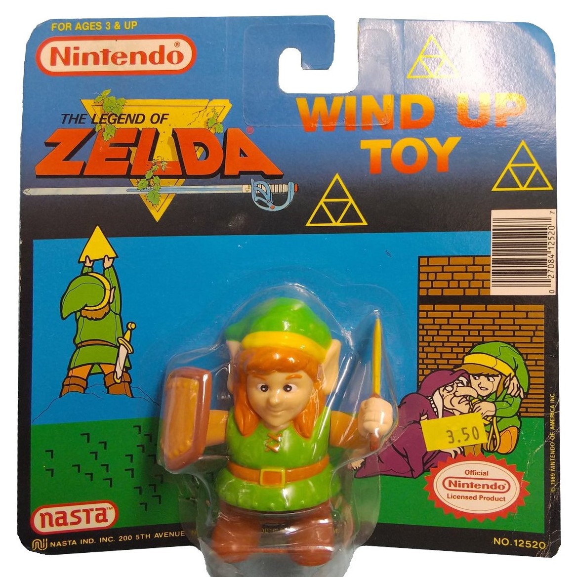 Zelda Wind Up Toy by Nasta, USA 1989.
