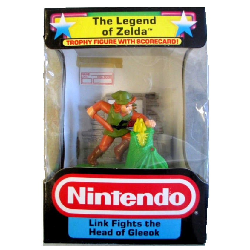 Trophy Figure (Link Fights the Head of Gleok) by Hasbro, USA 1988.