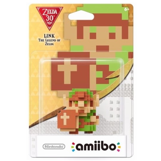 The Legend of Zelda Link 8 Bit Amiibo, USA/Europe 2016.
