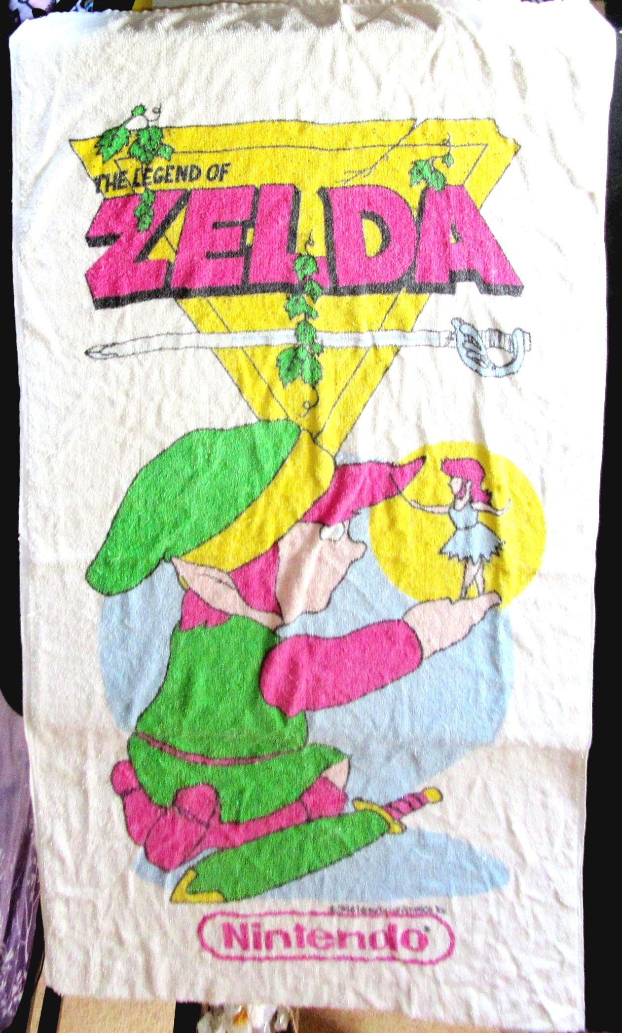 Scratch Card (Zelda Screen 10) by TOPPS, USA 1989.