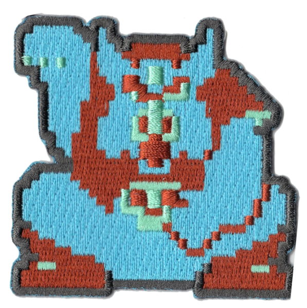 Pixel Patches (Ganon) by Bioworld, USA 2017.