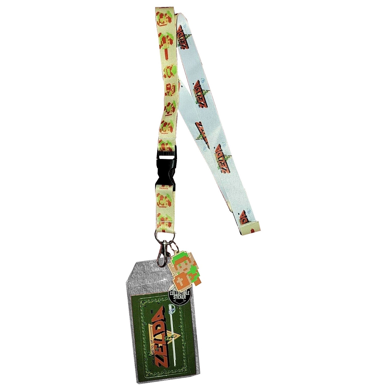 Lanyard with Badge Holder and Sticker by Bioworld, USA.