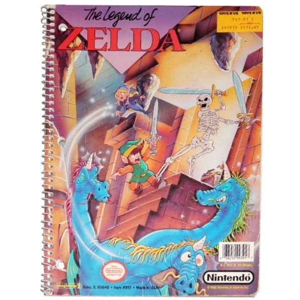 Zelda Notebook, USA 1989.