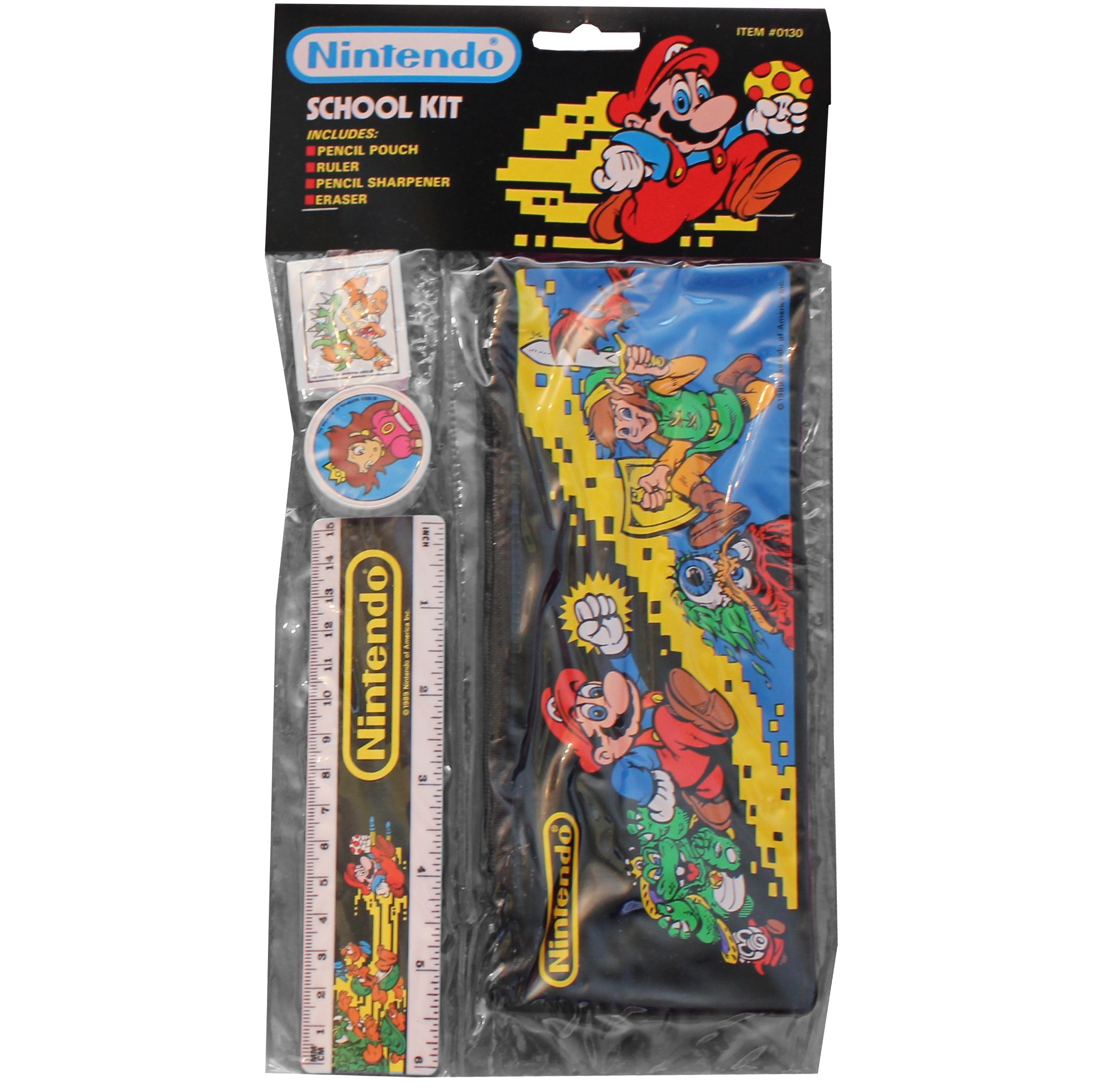 School Kit (Mario and Link pencil case), USA 1989.