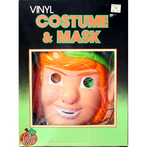 Link Vinyl Costume & Mask by Ben Cooper, USA 1989.