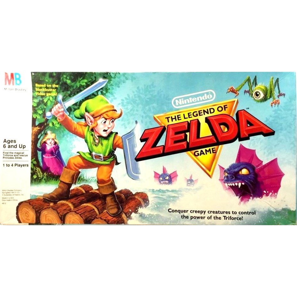Zelda Board Game by Milton Bradley, USA 1988.