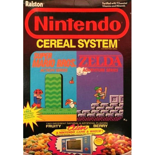 Nintendo Cereal System (Game & Watch) by Ralston, USA 1988.