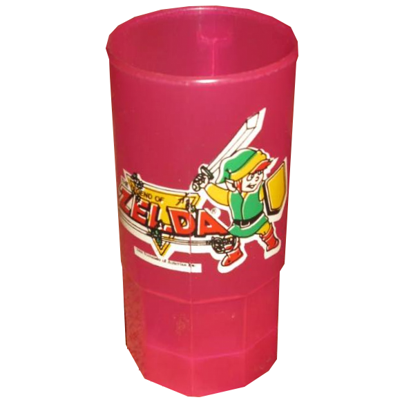 Plastic Cup with handle (red) by Ace Novelty, USA 1988.