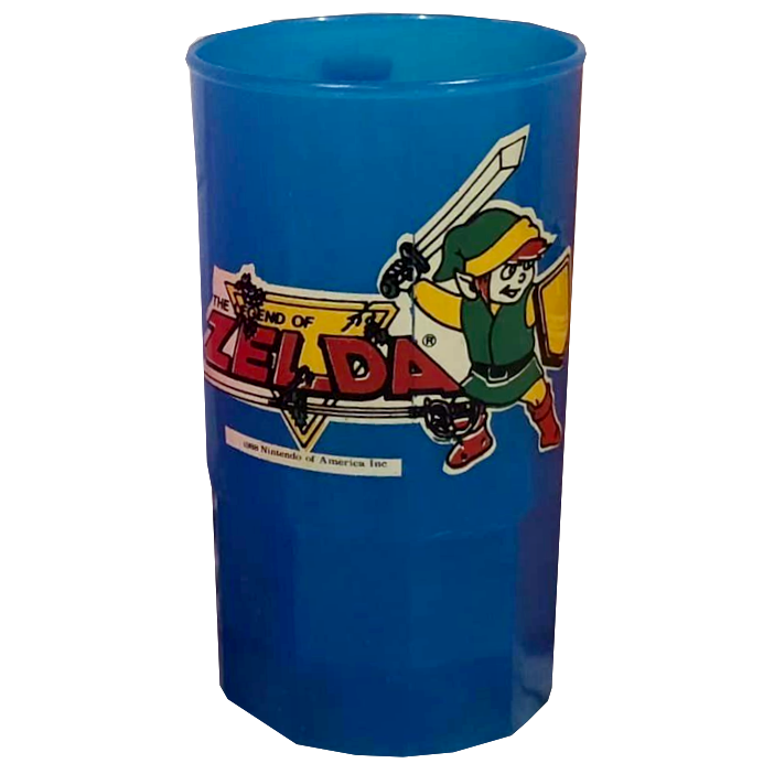 Plastic Cup with handle (blue) by Ace Novelty, USA 1988.