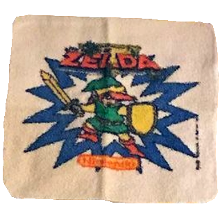 Zelda Wash Cloth, USA 1989.