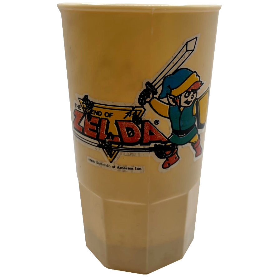 Plastic Cup with handle (beige) by Ace Novelty, USA 1988.