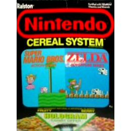 Nintendo Cereal System (Hologram T-Shirt) by Ralston, USA 1988.