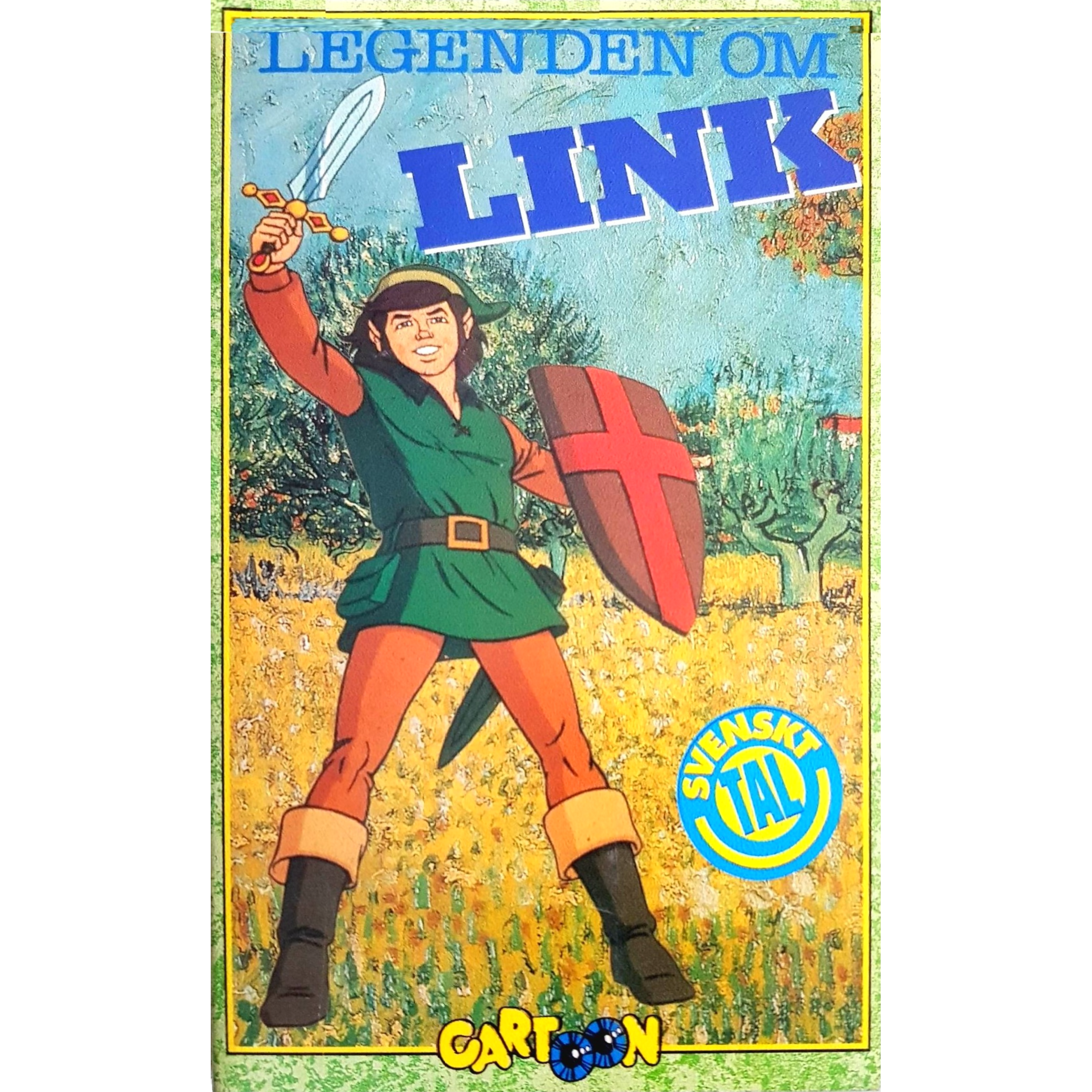 Legenden om Link VHS by Cartoon Video Film, Sweden 1989.