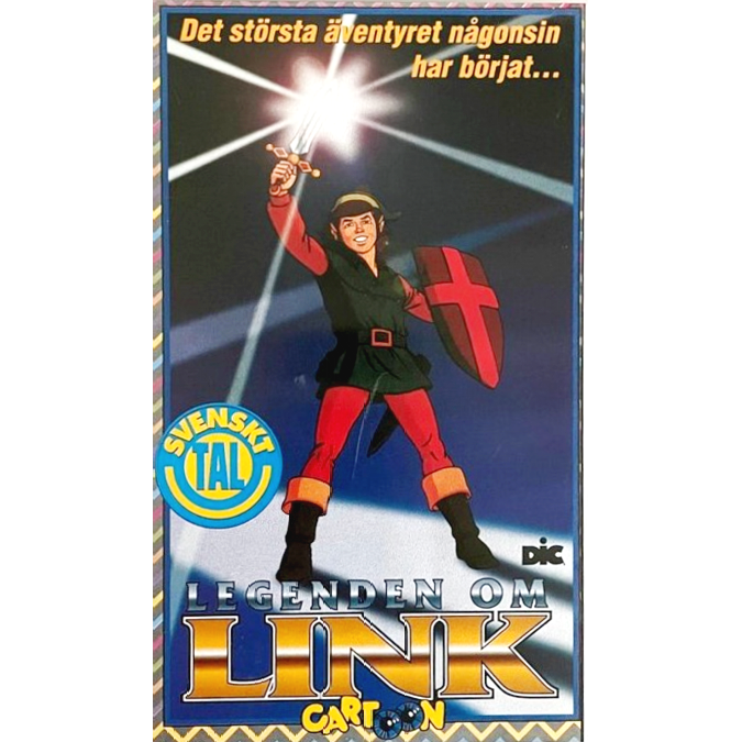 Legenden om Link VHS by Cartoon Video Film, Sweden 1989.