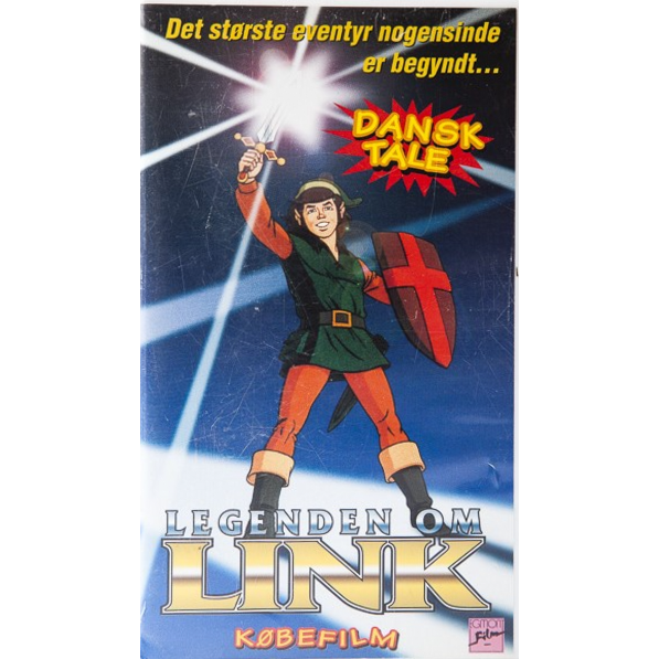 Legenden om Link Kbefilm VHS by Egmont Film, Denmark 1989.