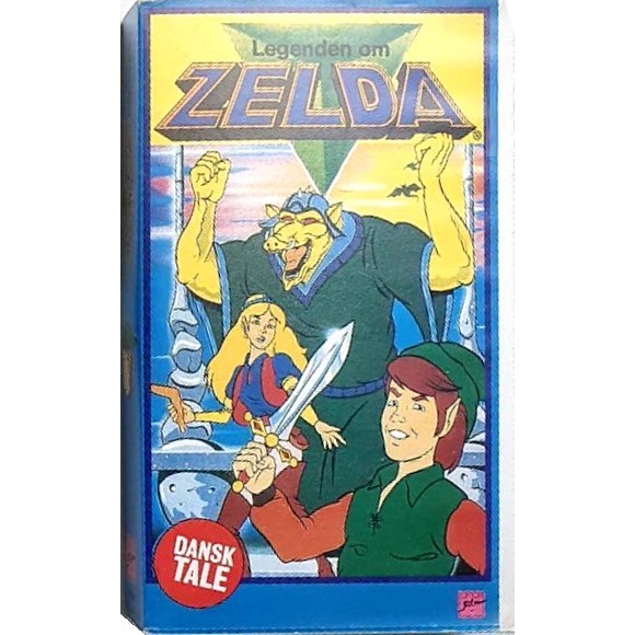 Legenden om Zelda VHS by Egmont Film, Denmark 1989.