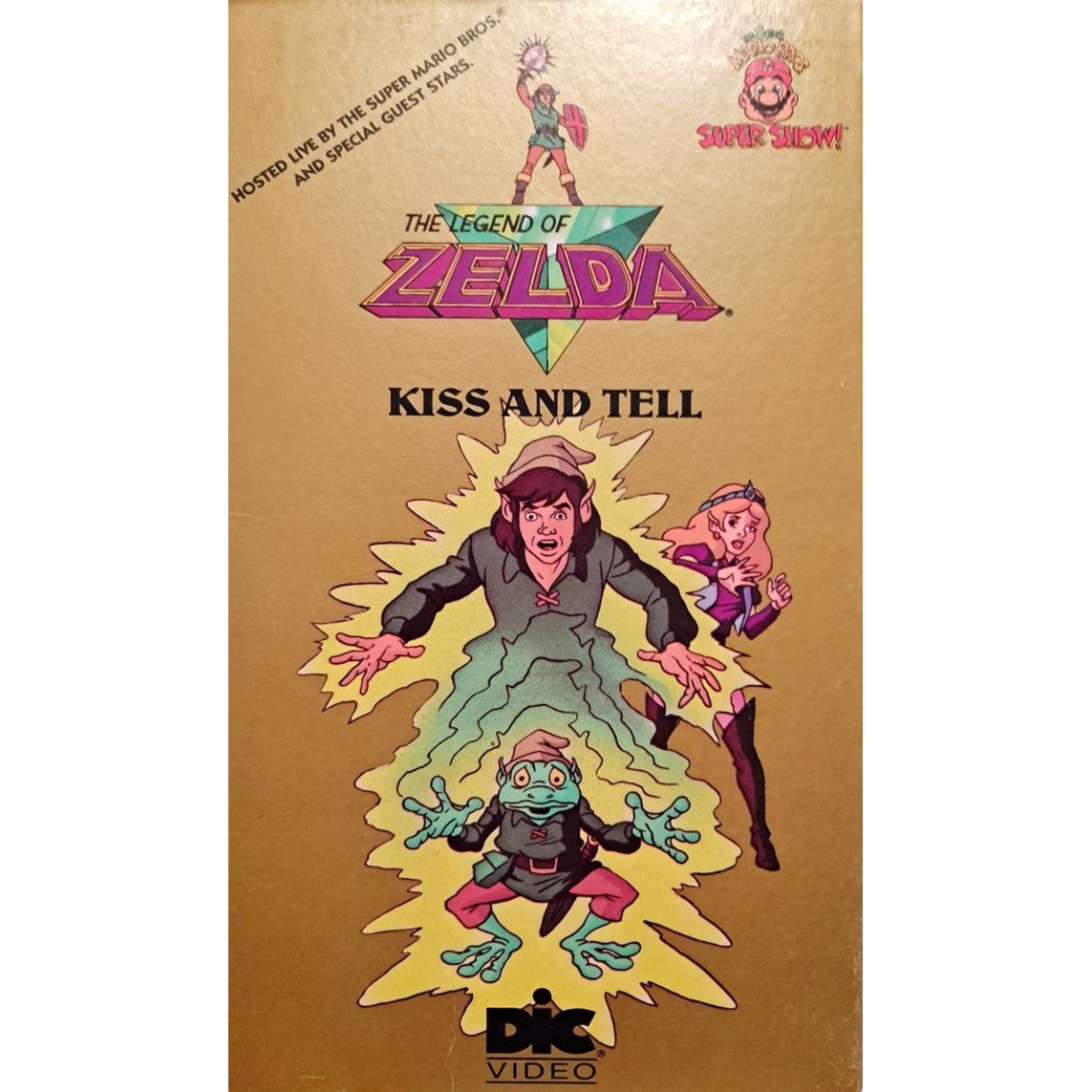 Zelda: Kiss and Tell VHS by DiC Video, USA 1989.