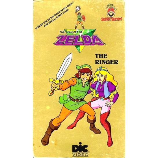 Zelda: The Ringer VHS by DiC Video, USA 1989.