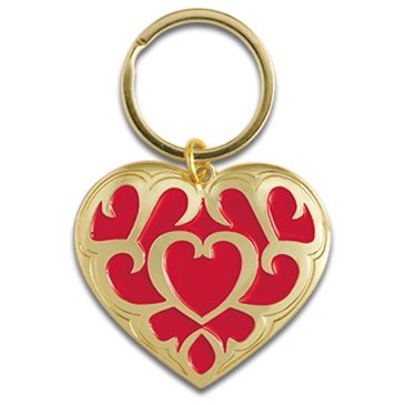 Ichiban Kuji Metal Keyring Heart Container by Bandai, Japan 2023.